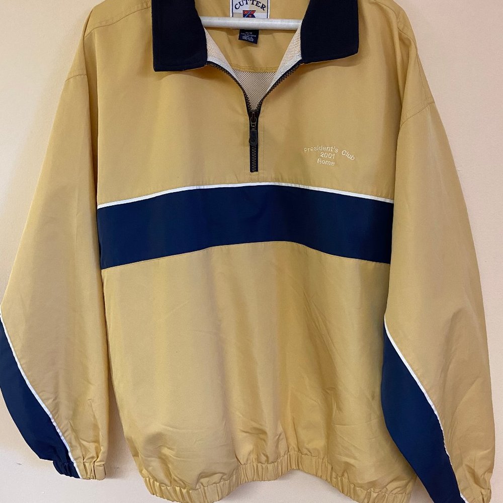 utter and Buck Gold Windbreaker